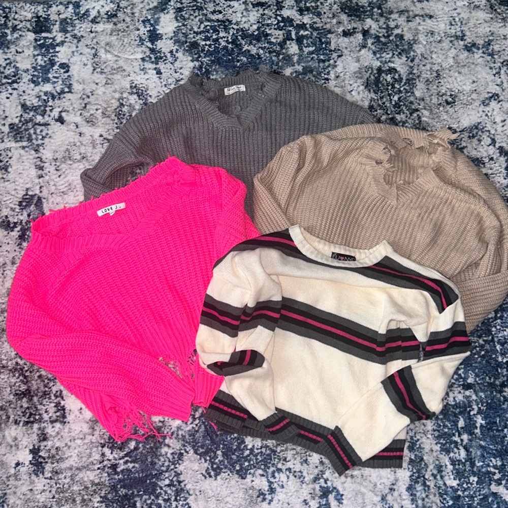Cropped sweaters